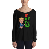 No Quid Pro Quo...Fingers Crossed     -    Womens Long Sleeve