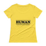 Women's Scoop Neck - T - HUMAN ingredients