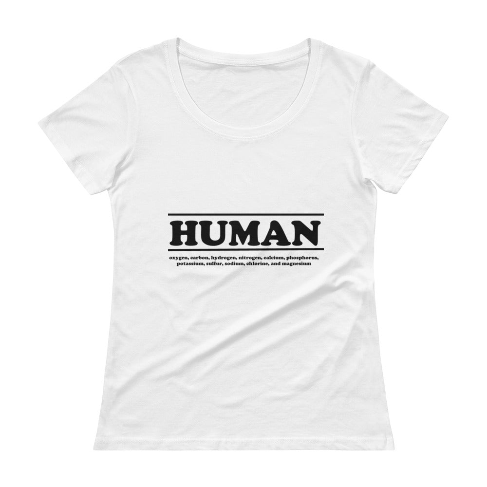 Women's Scoop Neck - T - HUMAN ingredients