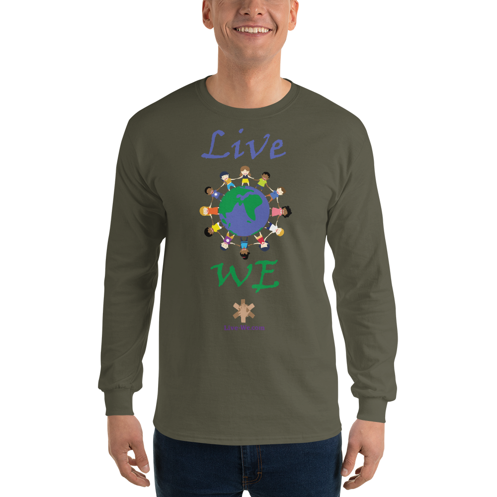 Live WE World Long sleeve T shirt