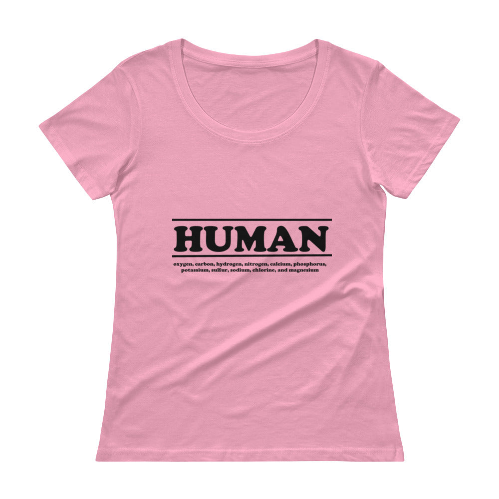 Women's Scoop Neck - T - HUMAN ingredients