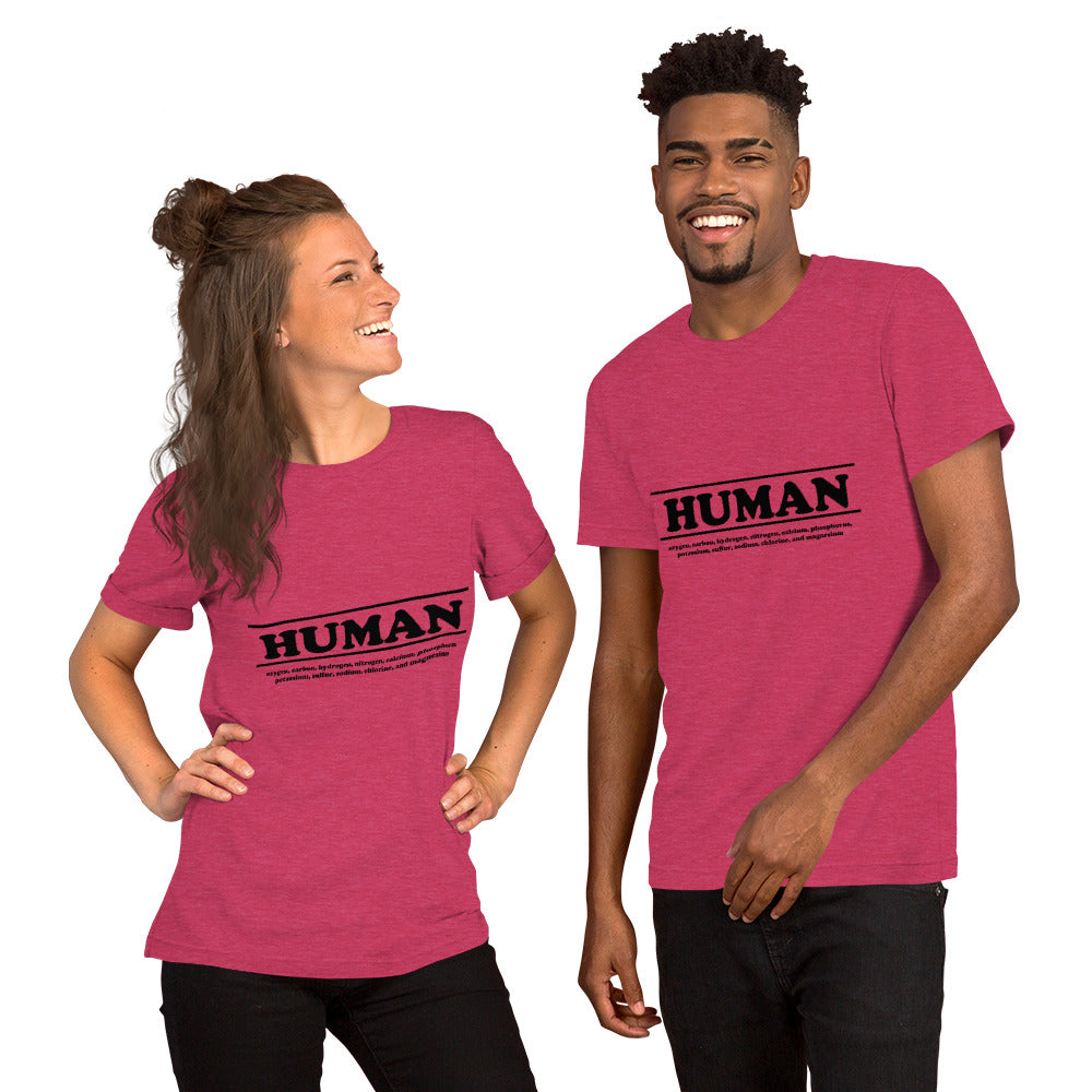 HUMAN Ingredients -  T Shirt (Black letters)