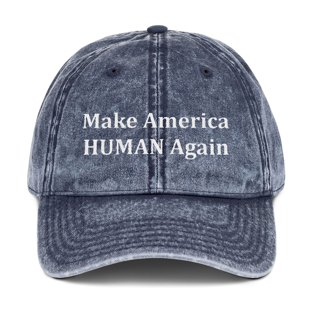 Twill Cap - Make America Human Again