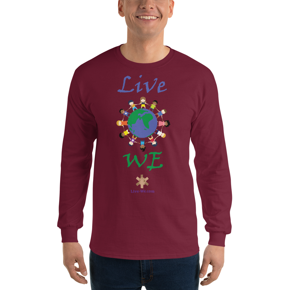 Live WE World Long sleeve T shirt