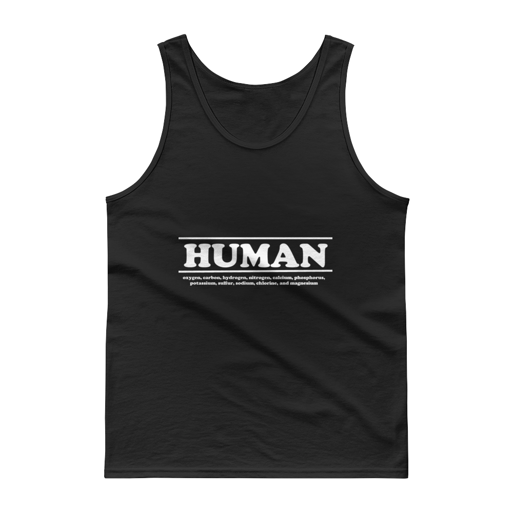 HUMAN Ingredients Tank Top (White letter)