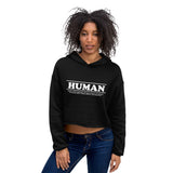 Womens HUMAN Hoodie(white letter)