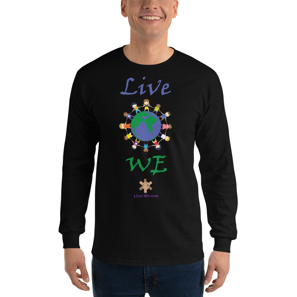 Live WE World Long sleeve T shirt