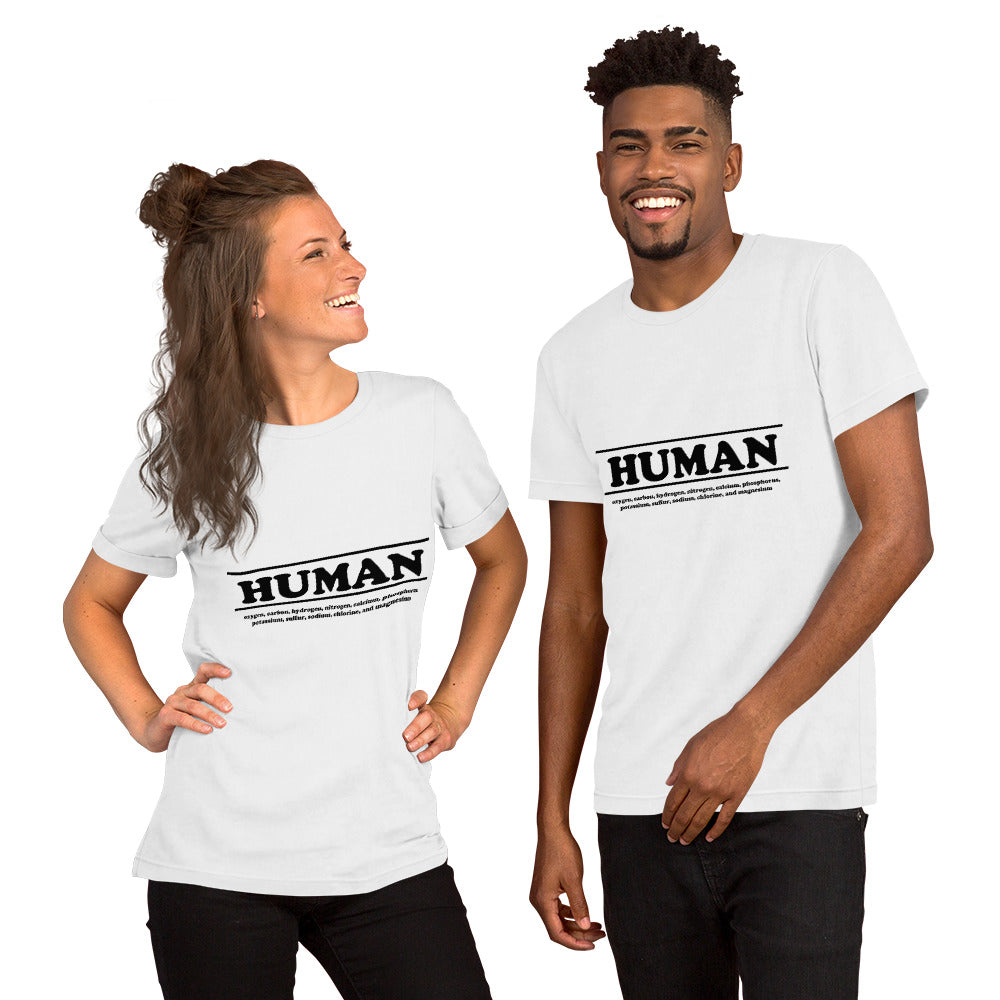 HUMAN Ingredients -  T Shirt (Black letters)