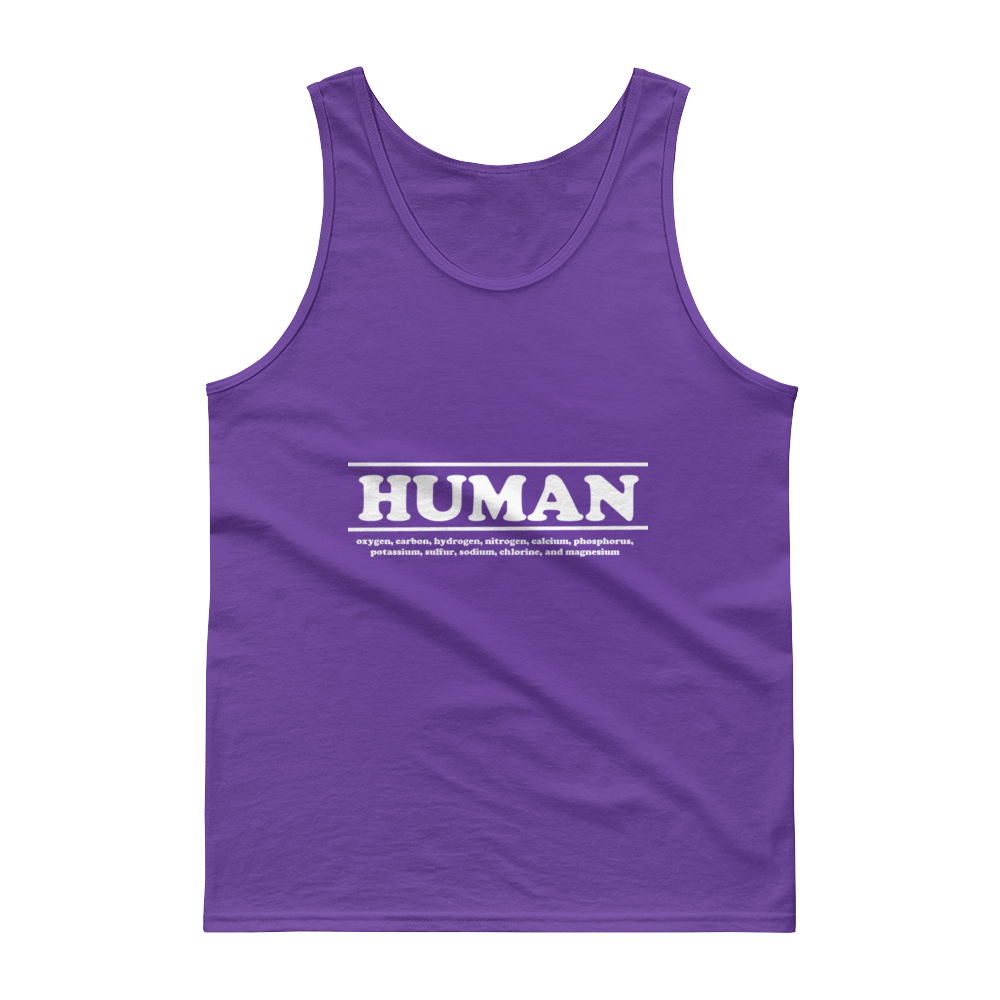 HUMAN Ingredients Tank Top (White letter)