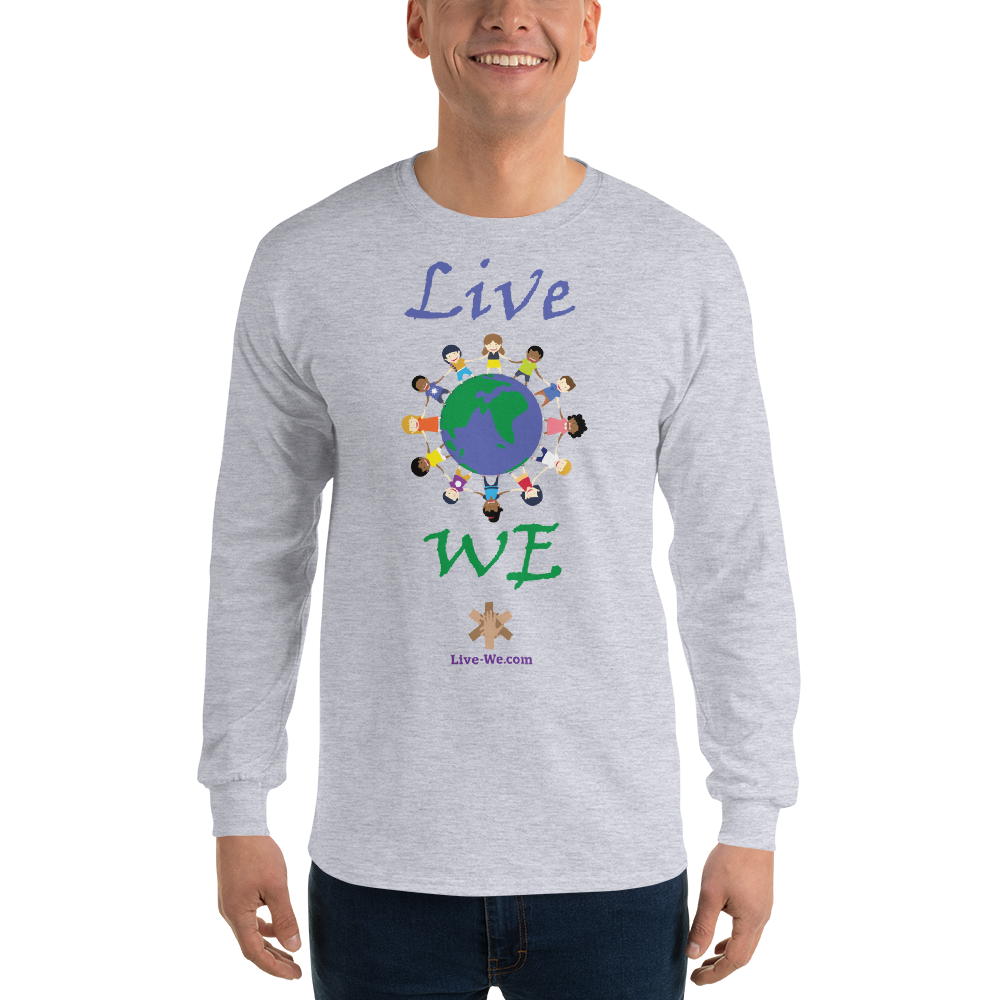 Live WE World Long sleeve T shirt