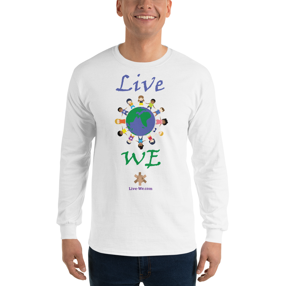 Live WE World Long sleeve T shirt