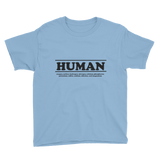 Kds - HUMAN Ingredients T shirt (black letter)