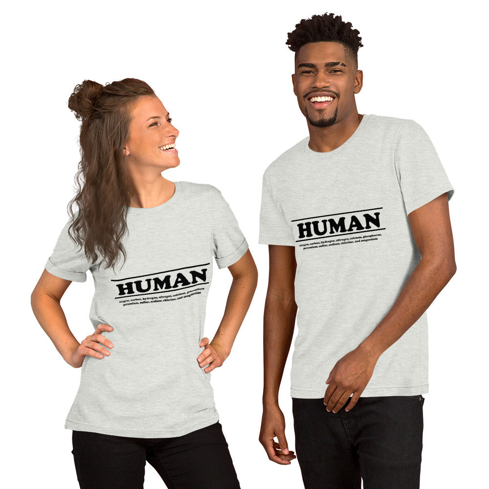 HUMAN Ingredients -  T Shirt (Black letters)