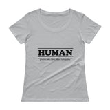 Women's Scoop Neck - T - HUMAN ingredients