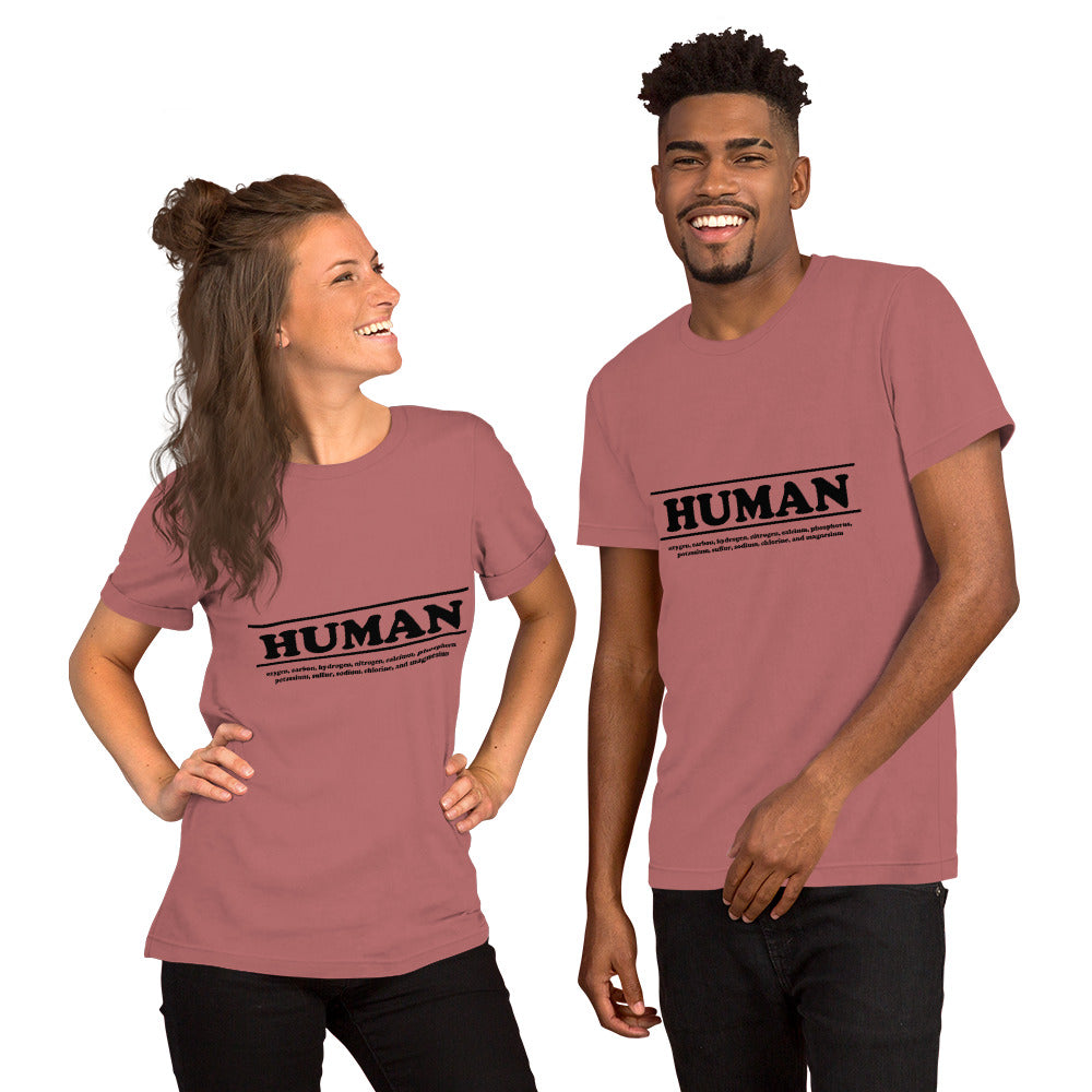 HUMAN Ingredients -  T Shirt (Black letters)