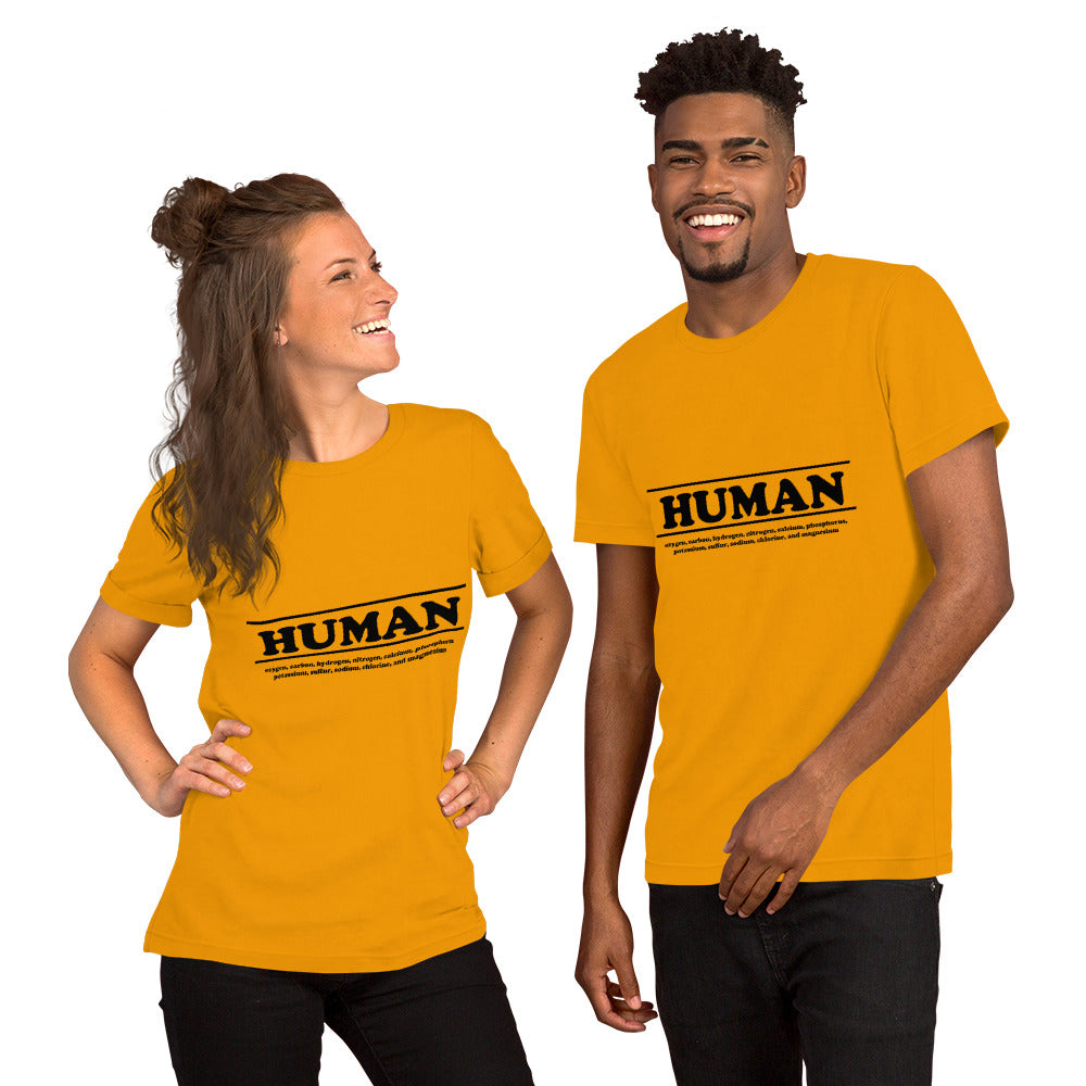 HUMAN Ingredients -  T Shirt (Black letters)