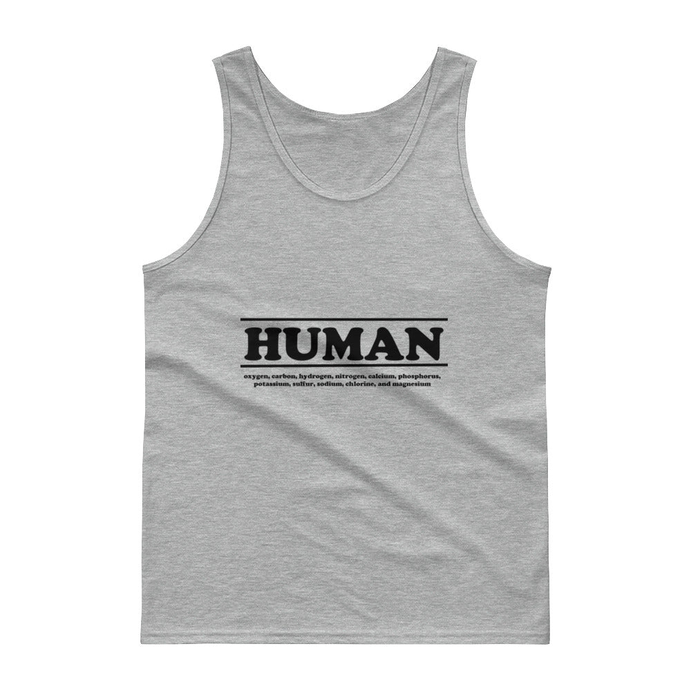 HUMAN Ingredients Tank Top (Black letter)