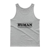 HUMAN Ingredients Tank Top (Black letter)